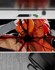 Legendary 40x20 desk pad showcases Shanks' fearsome power and iconic presence for anime enthusiasts