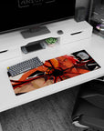 Small but impactful 32x12 mouse pad showcases Shanks' fearsome power with intricate artistry