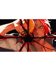 Shanks mouse pad 40x20 featuring electrifying intensity for bold One Piece-inspired pirate energy