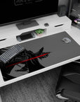 Modern anime design on 40x20 mouse pad perfect for adding sleek, untamed aesthetics to your setup or gaming station