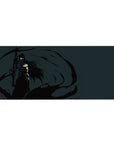Mouse pad featuring Ichigo Kurosaki’s final form, 36x16 inches, with a high-contrast Bleach design for a durable, powerful aesthetic.