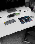 Obito Uchiha vs Kakashi Hatake Sharingan clash anime mouse pad 14x10 inches, point-blank duel.