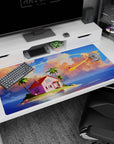 Premium 40x20 inch desk pad with Kame House design, perfect for adding calm and nostalgia to any setup