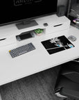 Boruto Uzumaki 14x10 inches anime mouse pad, calm stare with katana ready and cloak swirling behind.