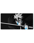 32x16 inches anime mouse pad with katana-wielding ninja, sharp linework and stealthy cloak swirl.