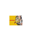 One Punch Man classic anime mouse pad 14x10 inches with Saitama and hero lineup on a bold backdrop.