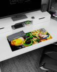 High-performance 28x12 inch mouse pad with Shenron and Goku design, ideal for Dragon Ball Z enthusiasts