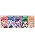 32x12 inches anime girl mouse pad with café poster lineup of Cocoa, Chino, Rize, Chiya, Syaro.