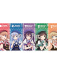 36x16 inches anime girl desk pad with café poster lineup of Cocoa, Chino, Rize, Chiya, Syaro.
