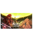 Rising of the Shield Hero anime mouse pad 32x16 inches with Raphtalia, Naofumi, and Filo under a spell circle.