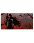 Ichigo's final transformation 32x16 mouse pad featuring black tendrils, red energy, and a gaze of destruction, perfect for fans who love fierce anime battles