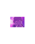 Classic anime girl mouse pad 14x10 inches with moonlit purple sky, clean line art, and wrist rest.