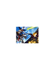 Classic anime mouse pad 14x10 inches with Gundam space battle art over Earth, jets flaring and blades ready.