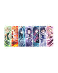 Demon Slayer mouse pad 28x12 inches featuring vibrant Hashira art with Muichiro, Rengoku, and more in dynamic colors.
