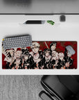 32x12 inches mouse pad with the fiery chakra of Naruto and Sasuke’s dark energy, capturing their intense rivalry.
