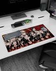 Modern 32x16 inches mouse pad with Naruto’s fiery chakra and Sasuke’s dark energy, showcasing their legendary rivalry.