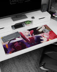 Powerful 36x16 anime desk mat capturing Zero Two’s strength, charm, and emotional depth for an iconic statement