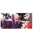 Zero Two 32x16 mouse pad featuring her fiery strength, playful charm, and emotional depth for bold anime flair
