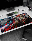 Ainz Ooal Gown from Overlord on 40x20 inch anime desk pad; power and chaos in dark fantasy theme.