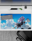 Serene 32x16 mouse pad combines Zero Two's tranquility with sleek design for impactful visuals
