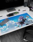 Tranquil design on 40x20 mouse pad perfect for adding serene beauty to your workspace or gaming setup