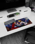 28x12 inches Fullmetal Alchemist mouse pad featuring Edward Elric’s automail arm clashing blades.