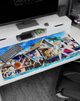 Summer getaway design on 40x20 mouse pad perfect for adding sunshine and joy to your workspace or gaming setup
