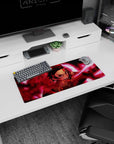 Demon Slayer-themed mouse pad, 28x12 inches, featuring Tanjiro Kamado in a striking design for anime enthusiasts.