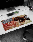 32x16 inches anime mouse pad showing a broken metal hand reaching for a red stone inside rune circles.