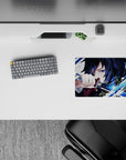 Small-sized 14x10 inch mousepad showcasing Giyu's tranquil power for anime artistry lovers