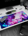 Fantasy-inspired design on 40x20 deskmat perfect for adding tranquil beauty and whimsical elegance to your setup or decor