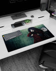 32x16 inches Naruto Shippuden mouse pad showing Madara Uchiha in red armor forming a jutsu.