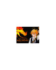 14x10 inches classic anime mouse pad with Meliodas, dragon silhouette, and Dragon’s Sin of Wrath text.