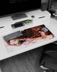 Durable 32x16 inch mouse pad with flowing hair design, bringing beauty and resilience to your desk