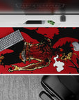 40x20 inches mouse pad with Asta design, showcasing his battle-worn body and burning red eyes for a tribute to resilience and pure determination.