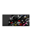 Persona 5 anime mouse pad, 28x12 inches, featuring Phantom Thieves on a gray-black background with bold neon colors.