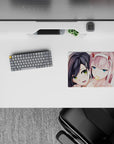 Small-sized 14x10 mouse pad with anime theme adds bold, personality-packed energy to any desk or workspace