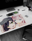 Darling in the Franxx-inspired design on 40x20 mouse pad perfect for adding expressive flair and bold character energy to your setup or decor