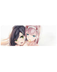 Compact Zero Two Glare & Tease Mouse Pad 32x12 with Darling in the Franxx theme for stylish and sleek desk decor