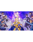 Sword Art Online desk pad 40x20 inches featuring Alice in radiant armor during an intense standoff with vivid colors.
