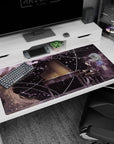 40x20 inches anime desk pad showing a tuxedo pianist at a black piano with a blonde girl behind him.