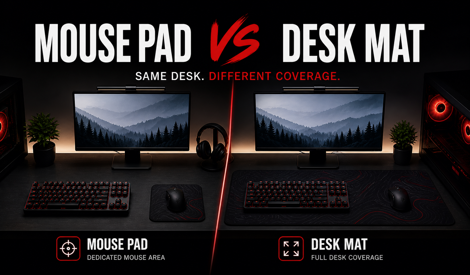 Desk Mat vs Mouse Pad: What's the Difference?