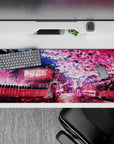 Fantasy Landscapes Deskmat | Mousepad | Deskpad - Sakura Moonlit Stroll