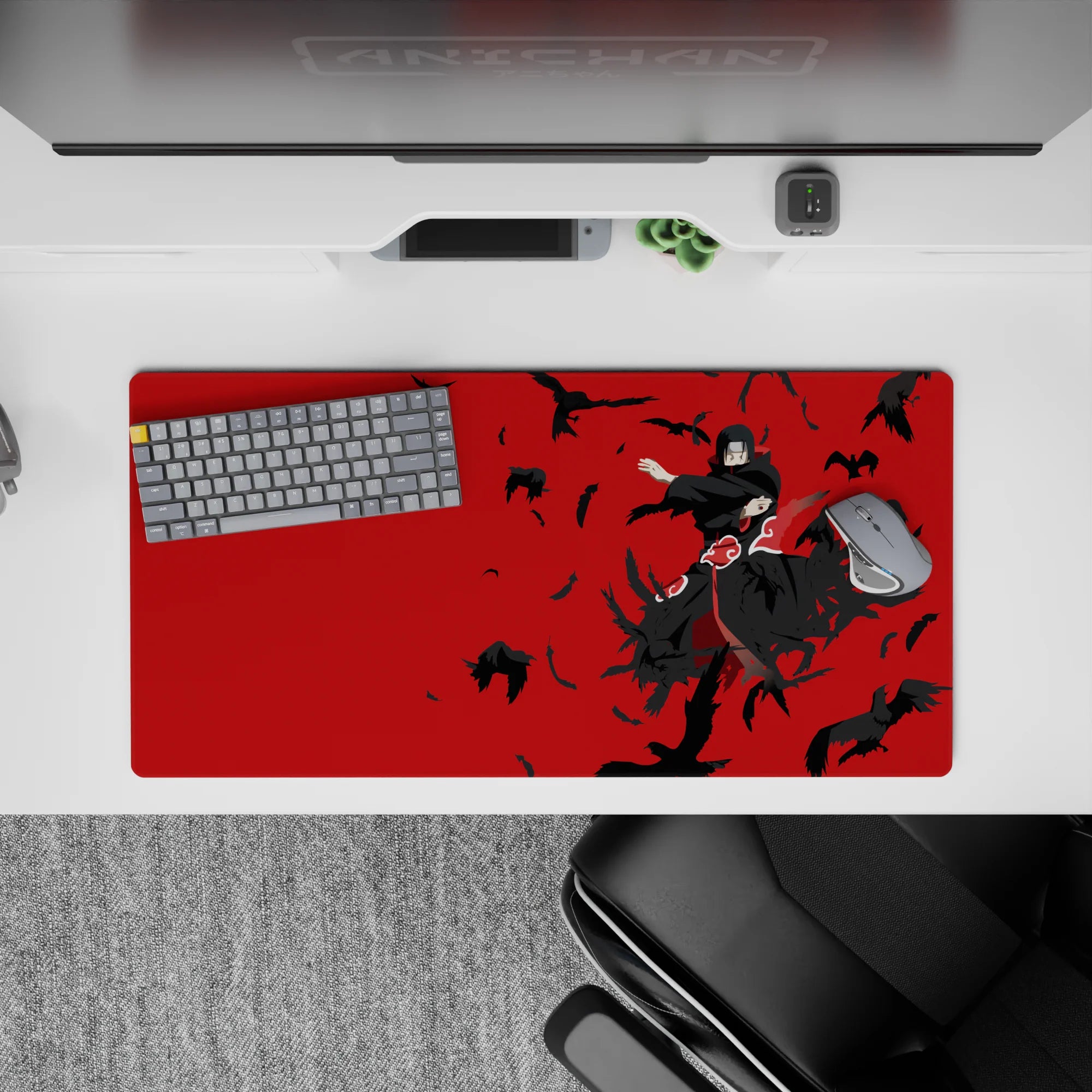 Naruto Deskmat | Mousepad | Deskpad - Crow Phantom - AniChan