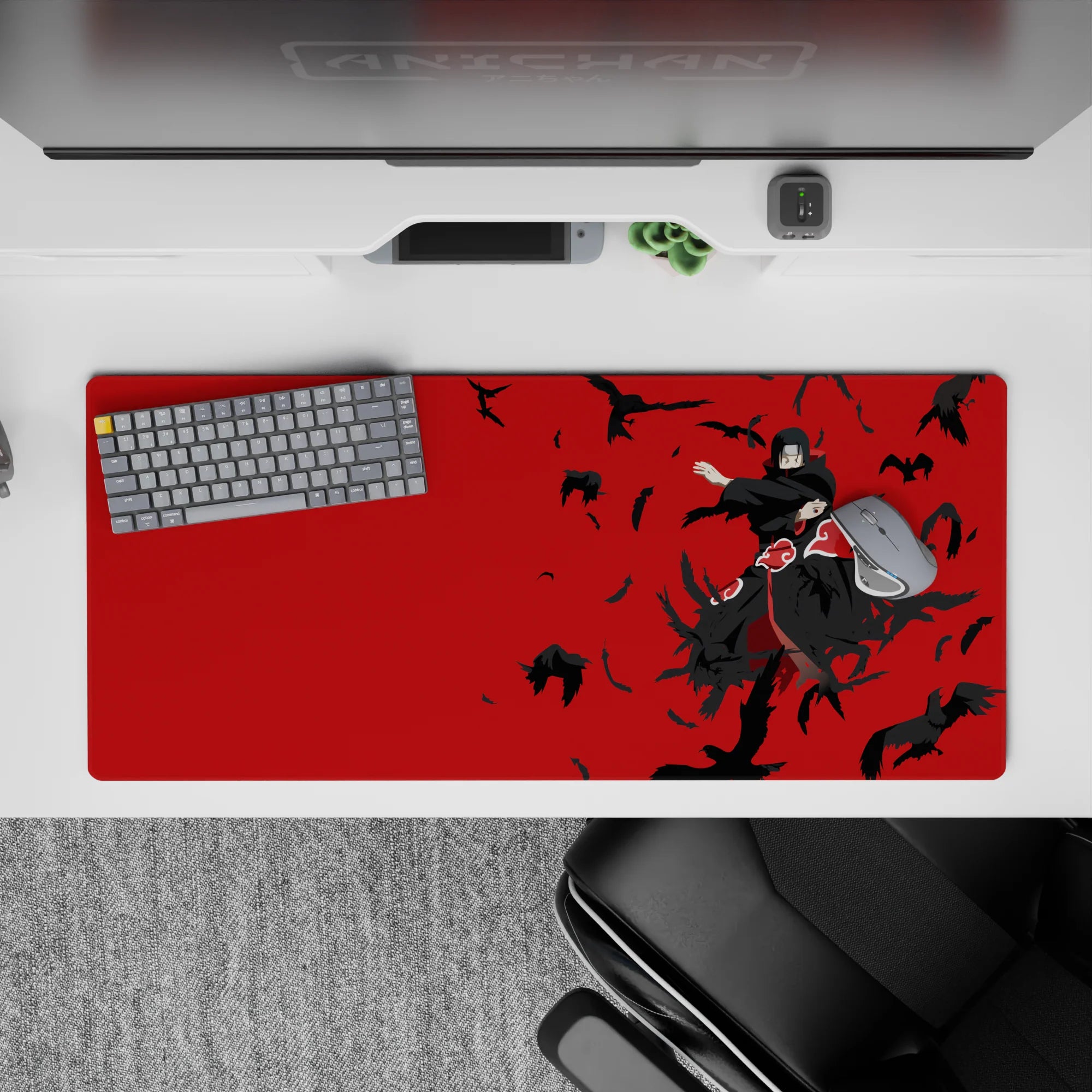 Naruto Deskmat | Mousepad | Deskpad - Crow Phantom - AniChan