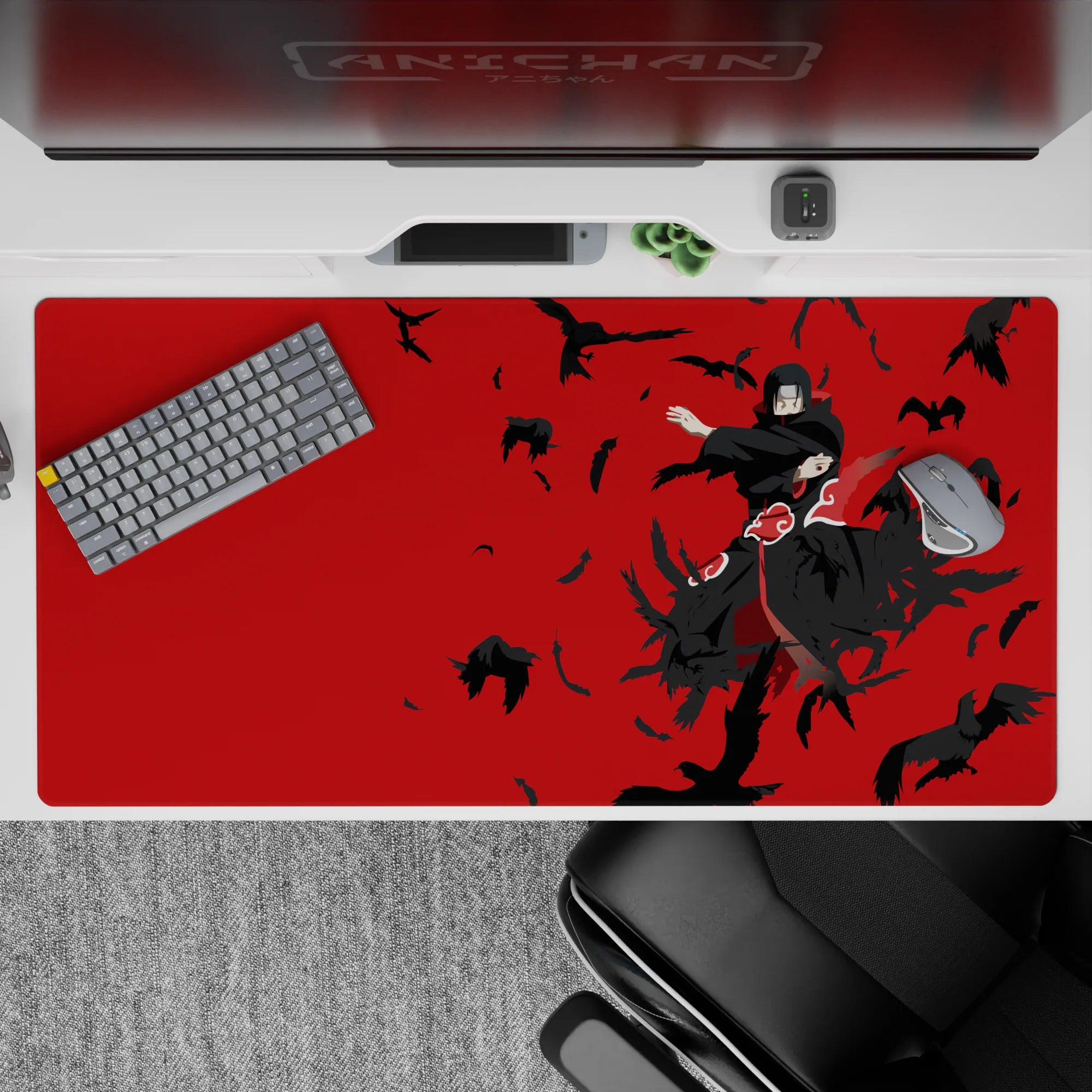 Naruto Deskmat | Mousepad | Deskpad - Crow Phantom - AniChan