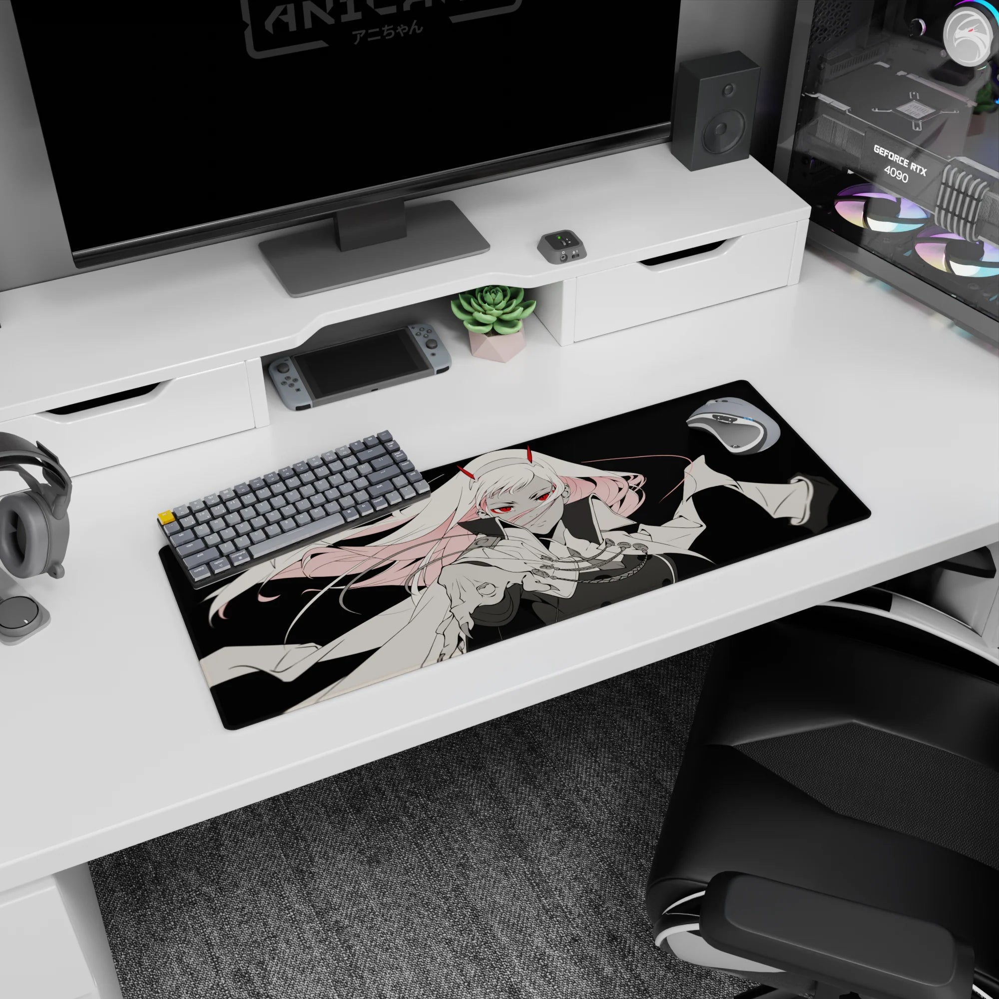 Darling In The Franxx - Anime Mouse Pad and Desk Pad - Crimson Sovereign - AniChan