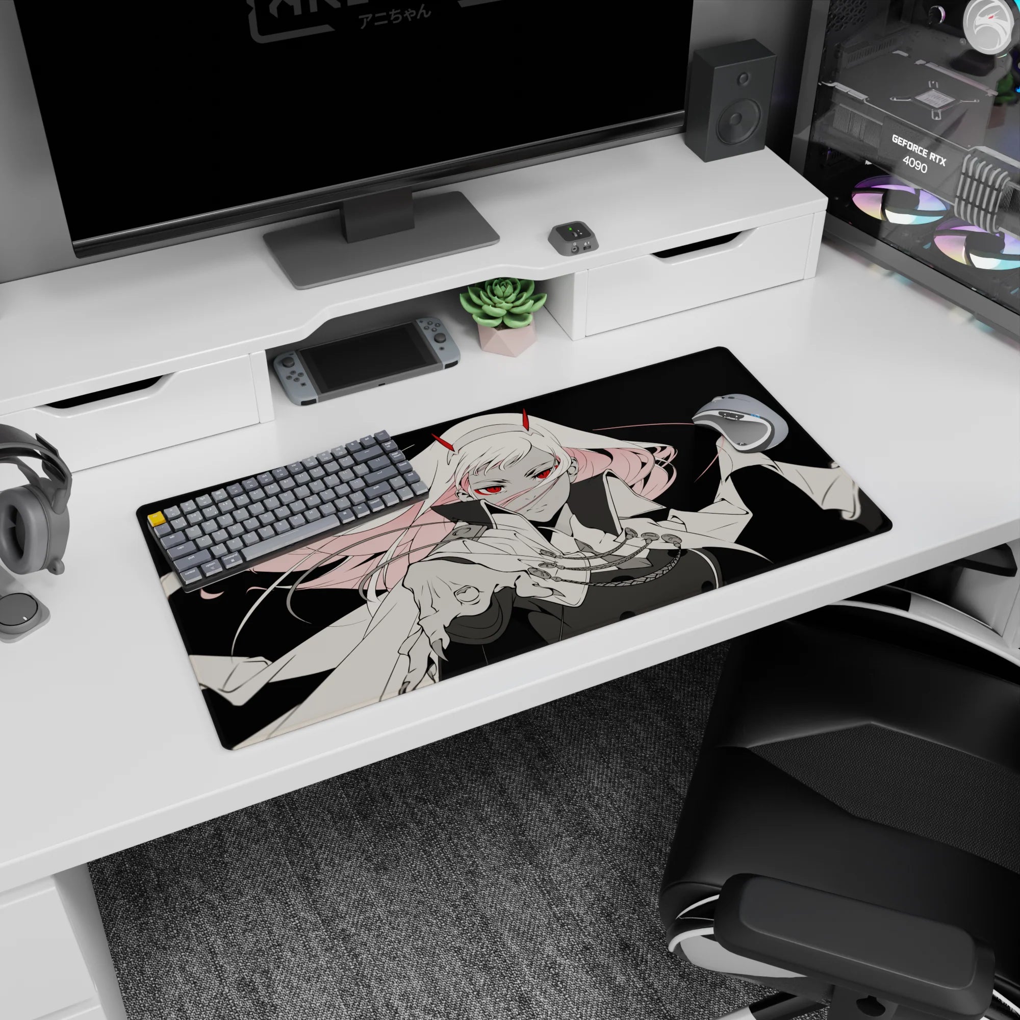 Darling In The Franxx - Anime Mouse Pad and Desk Pad - Crimson Sovereign - AniChan