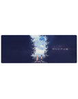 Shigatsu wa Kimi no Uso anime mouse pad 32x12 inches with starry sky, steps scene, dreamy overlay.