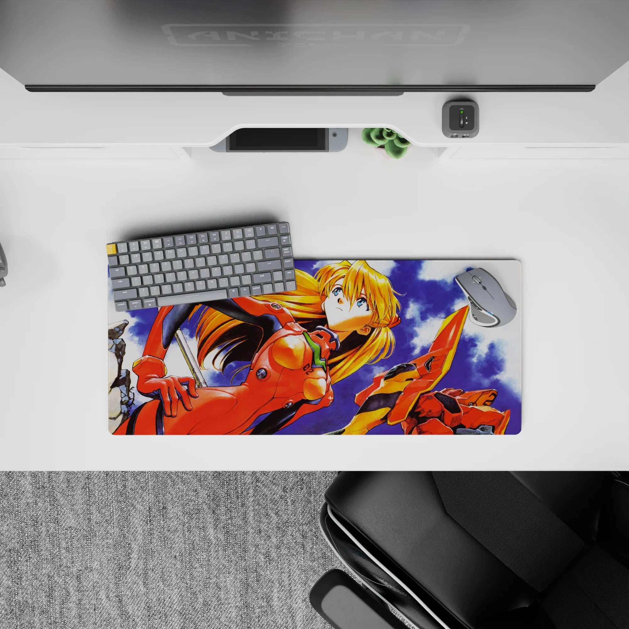 Evangelion - Anime Mouse Pad and Desk Pad - Unyielding Spirit - AniChan